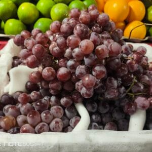 Red grapes